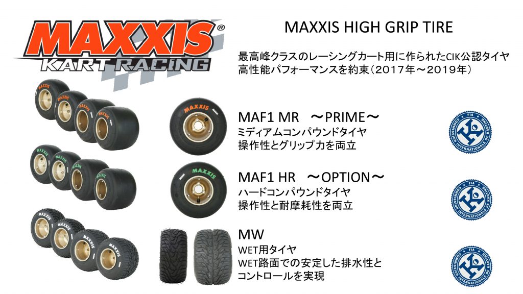MAXXIS TIRE（RACING KART TIRE） 株式会社 スクアーロ
